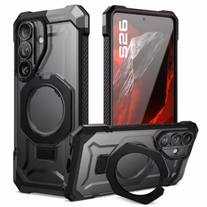 Supcase UB Grip Mag MagSafe ümbris Samsung Galaxy S26 jaoks - must