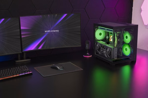 Mars Gaming MCVIEW3 computer case Mini Tower Black
