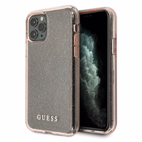 Guess GUHCN65PCGLPI iPhone 11 Pro Max roosa/roosa kõva ümbris Glitter