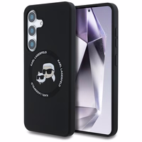 KARL LAGERFELD ümbris jaoks SAMSUNG S25 KLHMS25SSKCHTCK (Magnetic Silicone Double Heads) must