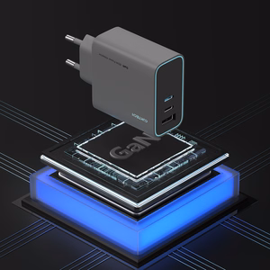 Cuktech CUKAD653EUGR 65W GaN Wall Laadija 2 x USB-C 1 x USB-A - hall