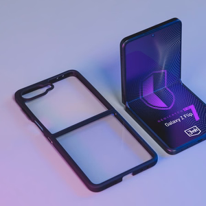 3mk Satin Armor Ümbris+ jaoks Samsung Galaxy Z Flip 7 - Läbipaistev Must