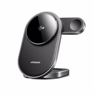 Joyroom JR-W17 Qi Беспроводное индукционное зарядное устройство 3в1 - чёрный