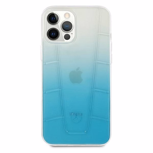 Mercedes Transparent Line чехол для iPhone 12 / iPhone 12 Pro - синий