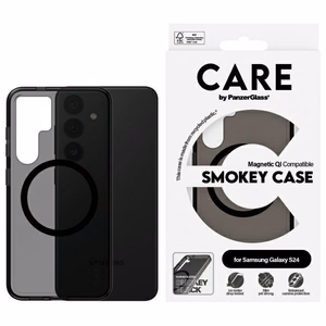 CARE by PanzerGlass Flagship QI Ümbris jaoks Samsung Galaxy S24 - Must