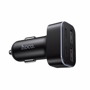 Автомобильное зарядное устройство Hoco 2xUSB A + 2xUSB C PD QC3.0 42W Z63 чёрный