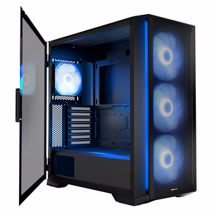 MODECOM HORIZON ARGB Flow MIDI USB 3.0 X 2 TYPE-C arvutikorpus