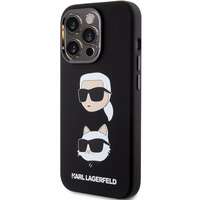 KARL LAGERFELD ümbris jaoks IPHONE 15 Pro Max KLHCP15XSDHKCNK (Silicone KC) must
