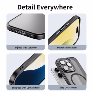 Rock Guard Touch Matte Series Magnetic Ümbris jaoks Iphone 16 hall