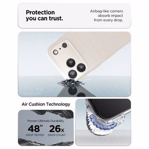 Spigen Liquid Air ümbris iPhone 17 Pro Max / 18 Pro Max jaoks, titaanivärvi