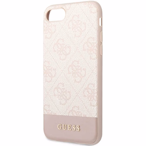 Guess GUHCI8G4GLPI iPhone 7/8/SE 2020/ 2022 roosa/roosa hard ümbris 4G Stripe Collection
