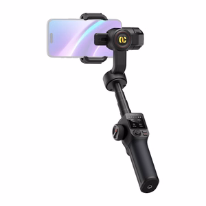 AOCHUAN S3 stabilisaator lisaekraaniga (must)
