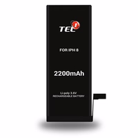 Tel1 Aku jaoks Iphone 8 2200mAh Li-poly