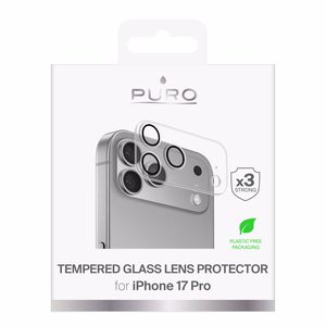 Puro Camera Standard karastatud klaas jaoks iPhone 17 Pro jaoks camera island and lenses