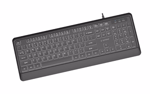 GEMBIRD KB-UML-04 multimeedia klaviatuur USB, ENG, must