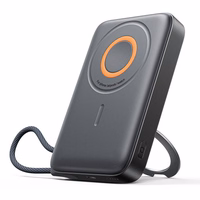 Akupank Joyroom "JR-PBM02 3in1" must 10000mAh (Juhtmevaba laadimine 15W)