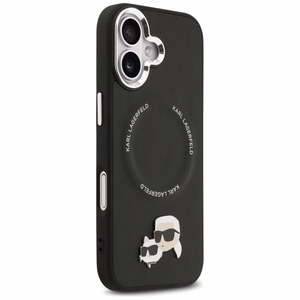 KARL LAGERFELD ümbris jaoks IPHONE 17 compatible with MagSafe KLHMP17SPSMLRKCK (PU K&C Pins) must