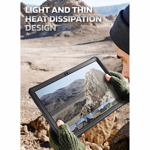 Supcase Unicorn Beetle Pro ümbris Samsung Galaxy Tab A11+ jaoks - must