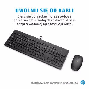 HP 230 juhtmevaba hiir + klaviatuur komplekt (EN)