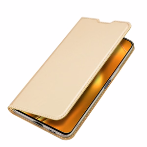 Чехол Dux Ducis Skin Pro Holster с откидной крышкой для Xiaomi Poco F4 5G золотой