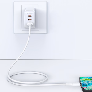 Acefast USB kaabel - USB Type C 1.2m, 3A valge (C2-04 valge)