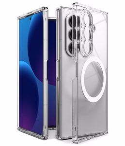 Ringke Fusion Magnetic MagSafe ümbris Samsung Galaxy Z Fold 8 Ultrale, läbipaistev
