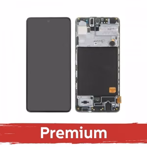 LCD ekraan Samsung A515 A51 raamiga / suur suurus (suur ekraanipind) / OEM