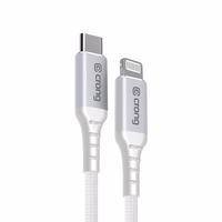 Crong Armor Link - USB-C Lightning Fast Charging MFi kaabel 150cm (valge)