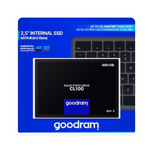 Hard drive SSD Goodram CL100 Gen. 3 480GB SATA lll 2,5