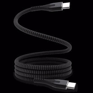 STATIK MagStack Pro, Magnetic Cable, USB-C to USB-C, 2m, Black