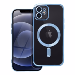 ELECTRO MAG COVER case compatible with MagSafe jaoks IPHONE 12 sinine