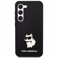 Karl Lagerfeld Silicone Choupette ümbris jaoks Samsung Galaxy S24 - must