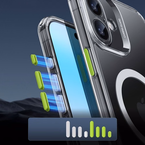 ESR Classic Pro Set Halolock MagSafe iPhone 16 Ümbris - läbipaistev