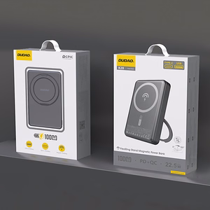 Dudao K28 10000mAh PD 22.5W MagSafe Powerbank metallist korpuse ja rõngaga - Hall
