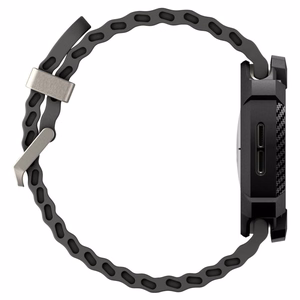 Spigen Rugged Armor Ümbris jaoks Samsung Galaxy Watch 8 44mm - Matt Must