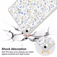 Tech-Protect SC Pen Ümbris jaoks iPad 10.9" 2022 (10th gen.) / 11" 2025 (11th gen.) - Daisies with Leaves