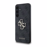Guess 4G Big Metal Logo ümbris jaoks Samsung Galaxy A35 - must