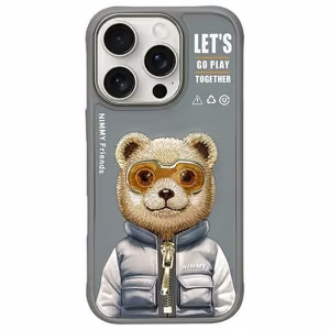 Nimmy Cool&Cute 2.0 Bear Ümbris jaoks iPhone 16 Pro - Hall