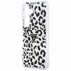 Guess ümbris IML Leopard Print Triangle MagSafe for Samsung Galaxy S26 must