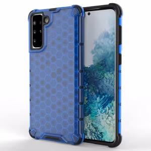 Honeycomb Case soomuskaitse TPU kaitsekattega Samsung Galaxy S21+ 5G (S21 Plus 5G) sinine