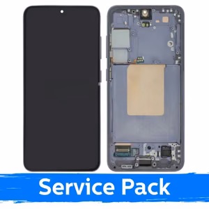 Samsung Galaxy S24 (S921) ekraan raami ja akuga, Marble Grey värvitoonis (Service Pack)