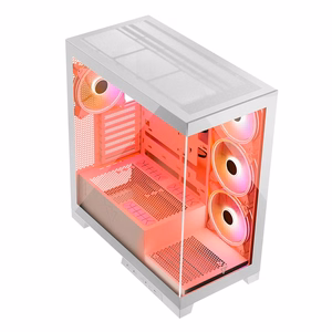 Modecom Volcano SPACE APEX ARGB MIDI Midi Tower valge