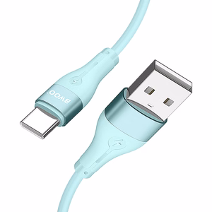 BWOO кабель USB - USB-C 1м 3A Minimalist Silicone белый X280C