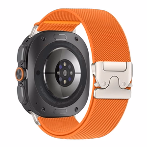Tech-Protect Nylon Clasp rihm mudelile Samsung Galaxy Watch Ultra 47 mm – oranž