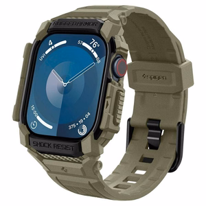 SPIGEN ümbris RUGGED ARMOR "PRO" jaoks APPLE Watch 10 (46 mm) vintage khaki