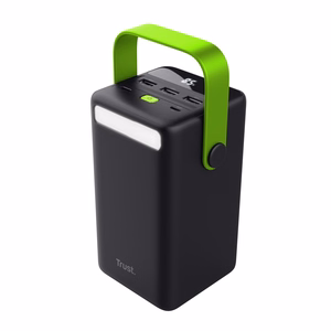 Trust Redoh XXL - 50 000 mAh akupank (must, roheline)
