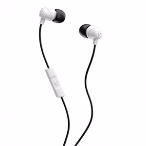 Skullcandy Jib S2DUYK-441 – juhtmega kõrvasisesed kõrvaklapid mikrofoniga, valged ja mustad