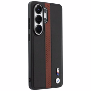BMW Perforated Stripe Logo MagSafe Ümbris for Samsung Galaxy S26 Ultra - punane