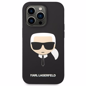 Karl Lagerfeld silikoonist Karl's Head ümbris iPhone 14 Pro Max must