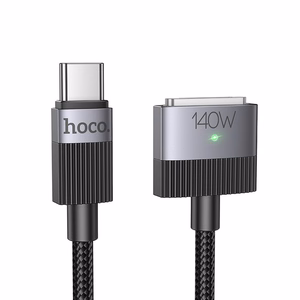 Kaabel USB C - Mag3 Hoco 5A 140W magnetiline 1,8 m U141 must